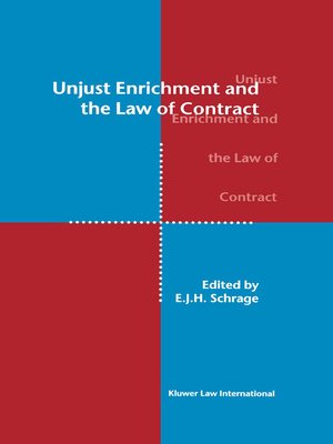 cover image of Unjust Enrichment and the Law of Contract